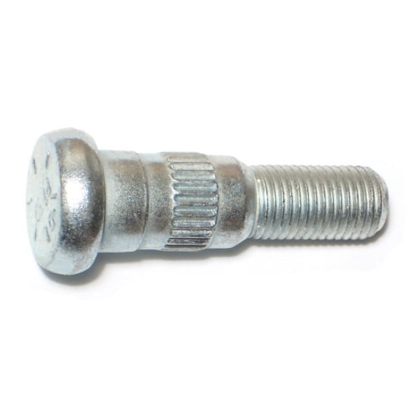 Midwest Fastener 7/16"-20 x 1-3/4" Zinc Plated Steel Fine Thread Automotive Wheel Studs 6PK 75403 - main